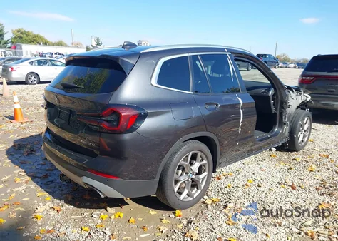 2024 BMW X3 xDrive30I z USA, uszkodzony, nr VIN 5UX53DP09R9U03203